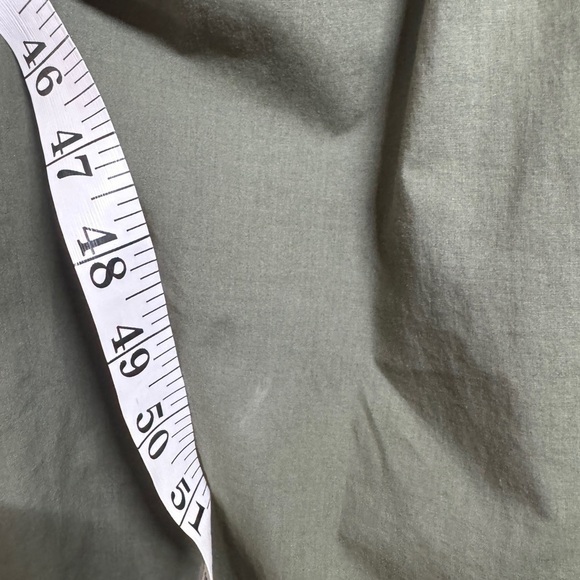 Rails Green Maple Olive Smoke Long Sleeve V Neckline Midi Dress Size Medium - Picture 12 of 16